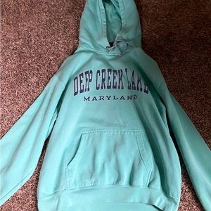 Teal hoodie